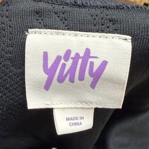 YITTY Black Backless Athleisure Activewear Dress Medium - Picture 12 of 16